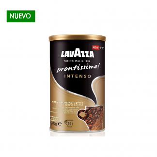 Café soluble Lavazza Prontissimo! Intenso, 10% microgranos molidos de café, tarro 95 grs