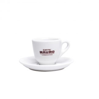 Taza espresso caffè Mauro porcelana blanca 70 ml