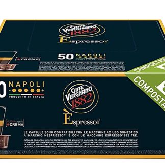 50 Cápsulas compostables Vegnano Napoli para Nespresso®