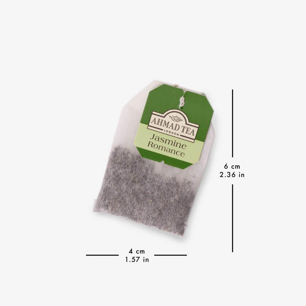 Té Ahmad Jazmín Romance y té verde/Jasmine Romance & Green tea, caja de 20 bolsas - Image 4