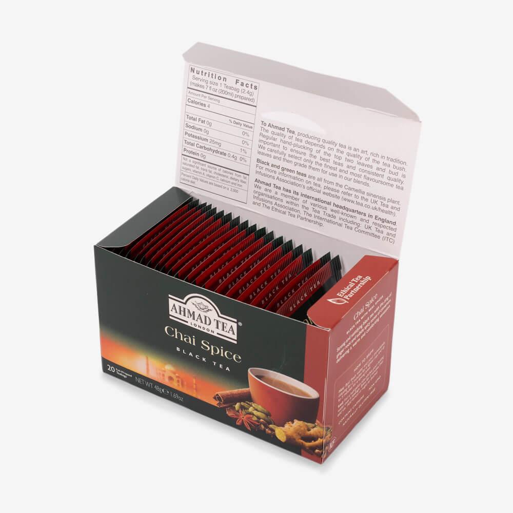 Té Ahmad Chai spice, caja de 20 bolsas - Image 3