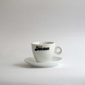 Taza icappuccino Copacabana, porcelana blanca