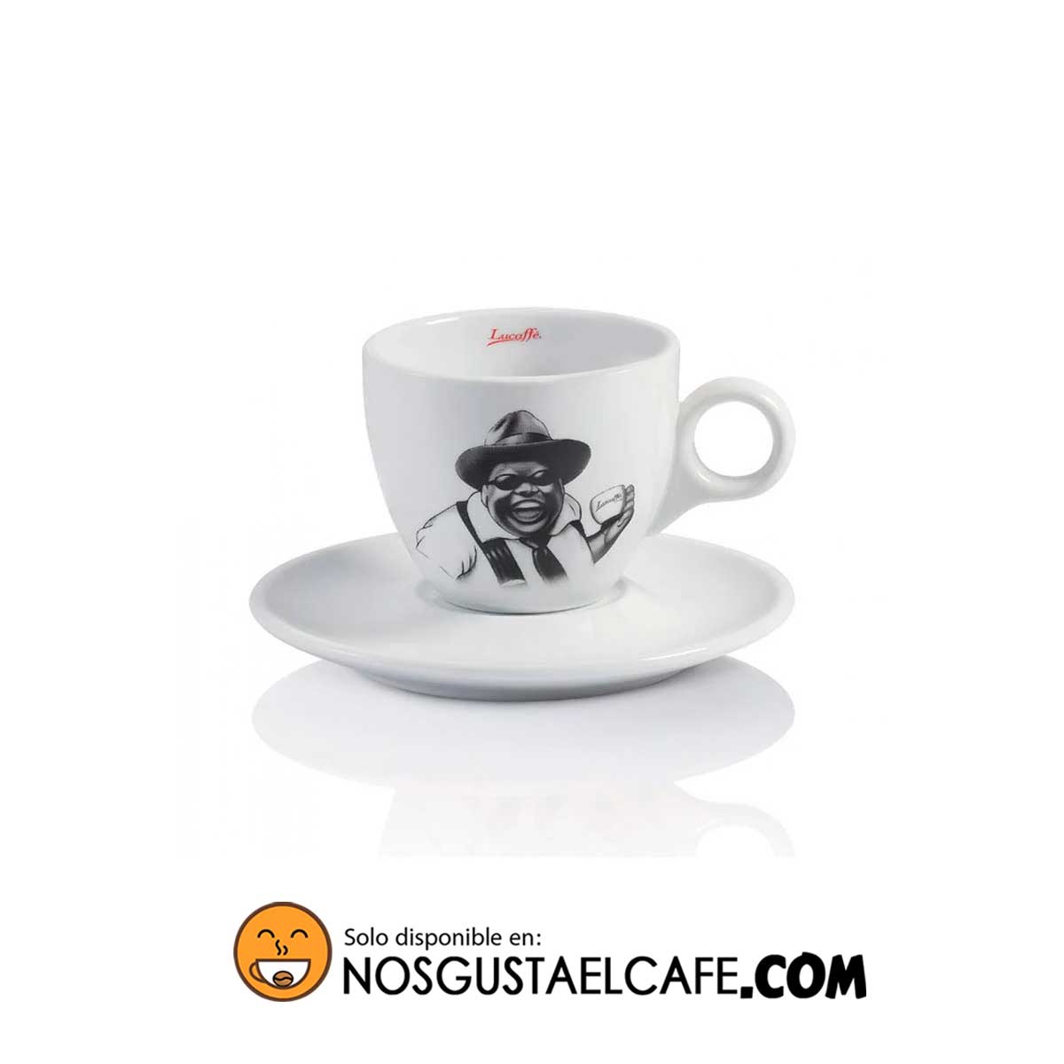 Taza cappuccino Lucaffé, Mr Exclusive Collection, blanca200 ml