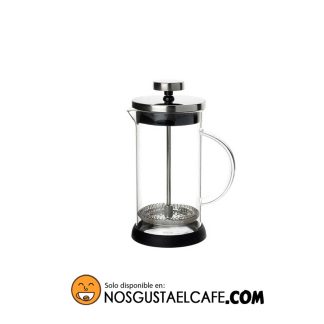 Cafetera de émbolo/ prensa francesa, 350 ml, vidrio y acero inoxidable