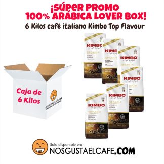 Promoción 6 Kilos de café italiano Kimbo Top Flavour, en grano