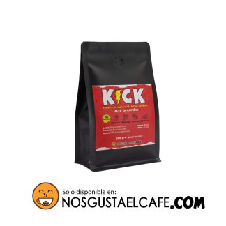 Café ⚡️KICK, 100% Fine Robusta, 83 pts. 250 grs. grano entero