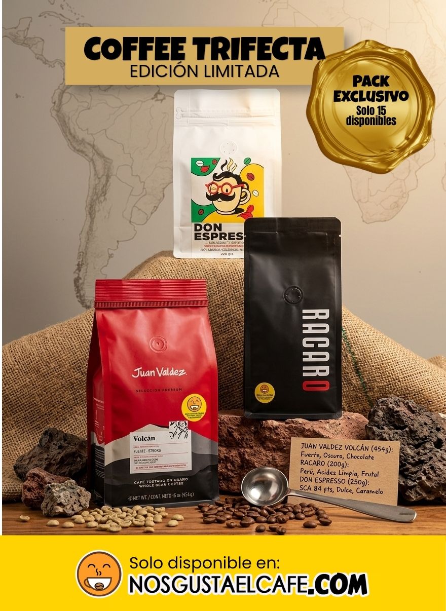 Trifecta Cafetera: Selección Andina & Volcánica, 3 orígenes en grano entero